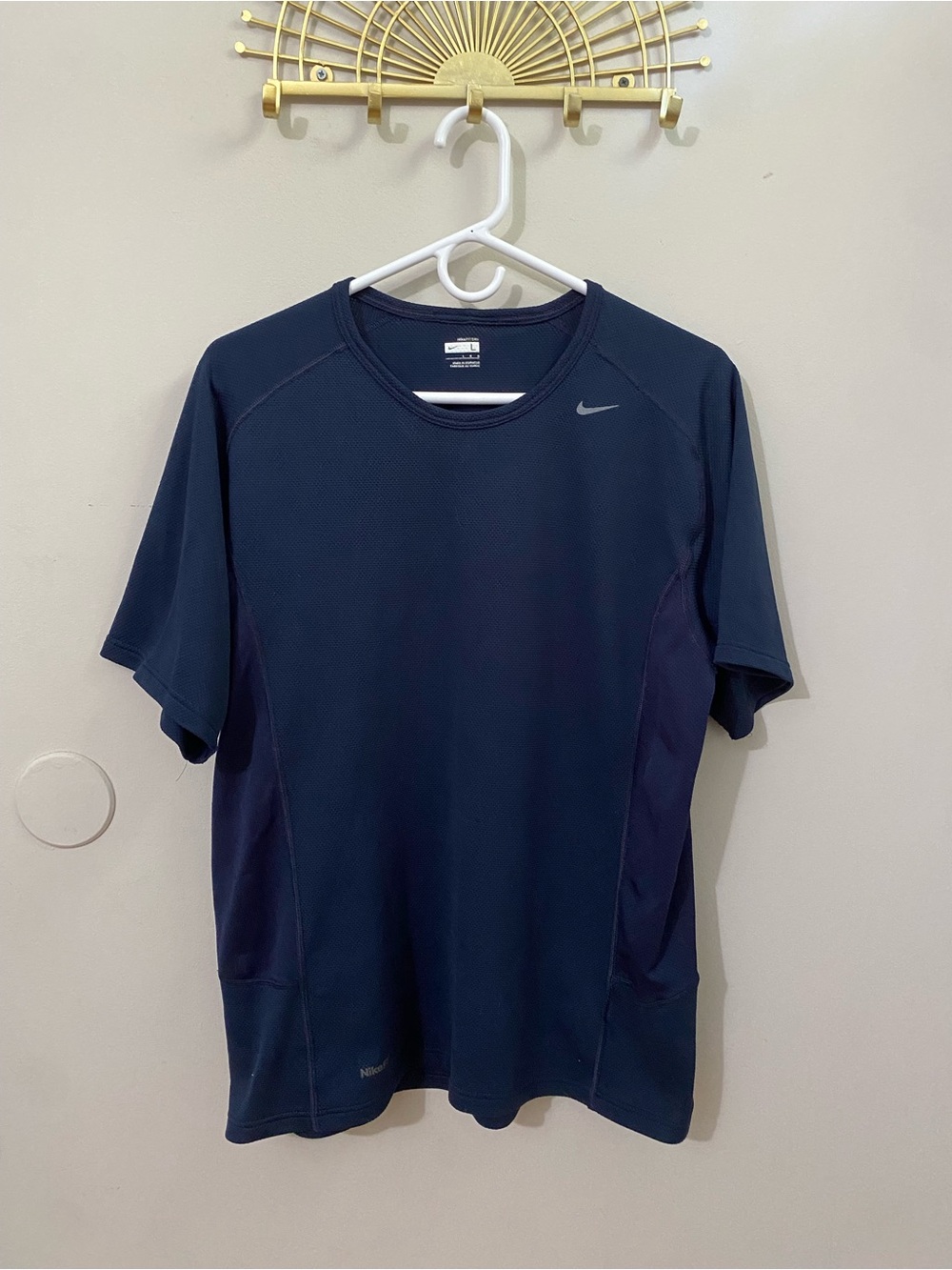 Nike Men’s Short Sleeve Dri-FIT Tee — Dark Blue